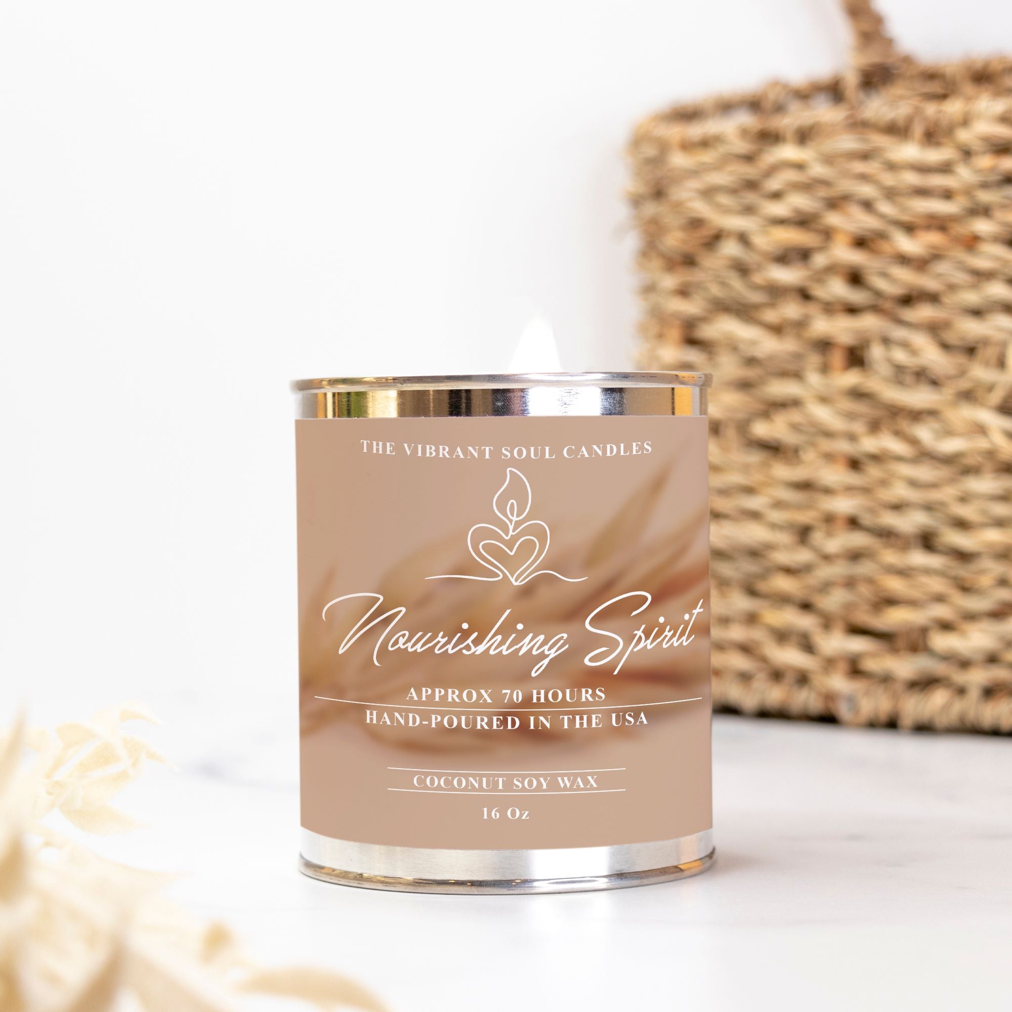 Nourishing Spirit Candle Paint Can (Hand Poured 16 oz.)