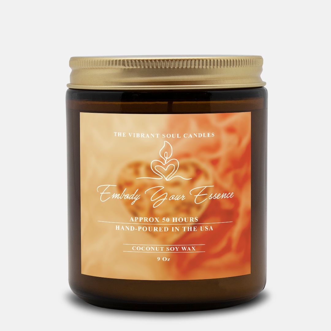 Embody Your Essence Candle Amber Jar 9oz