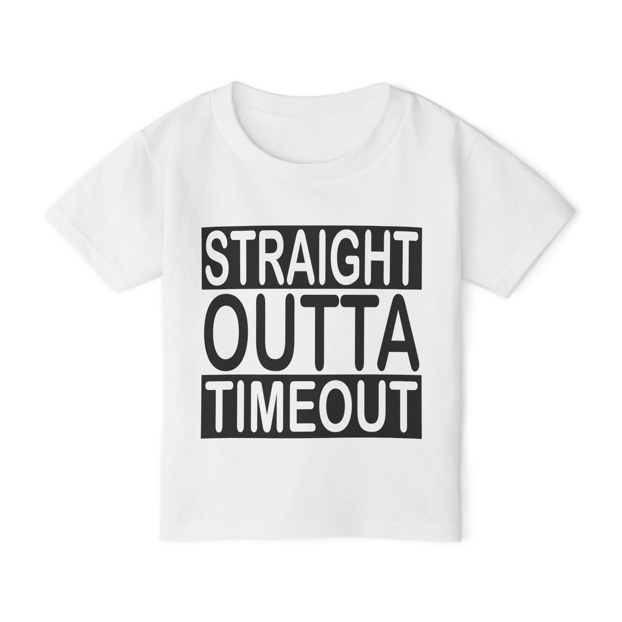 Straight Outta Timeout Heavy Cotton™ Toddler T-shirt