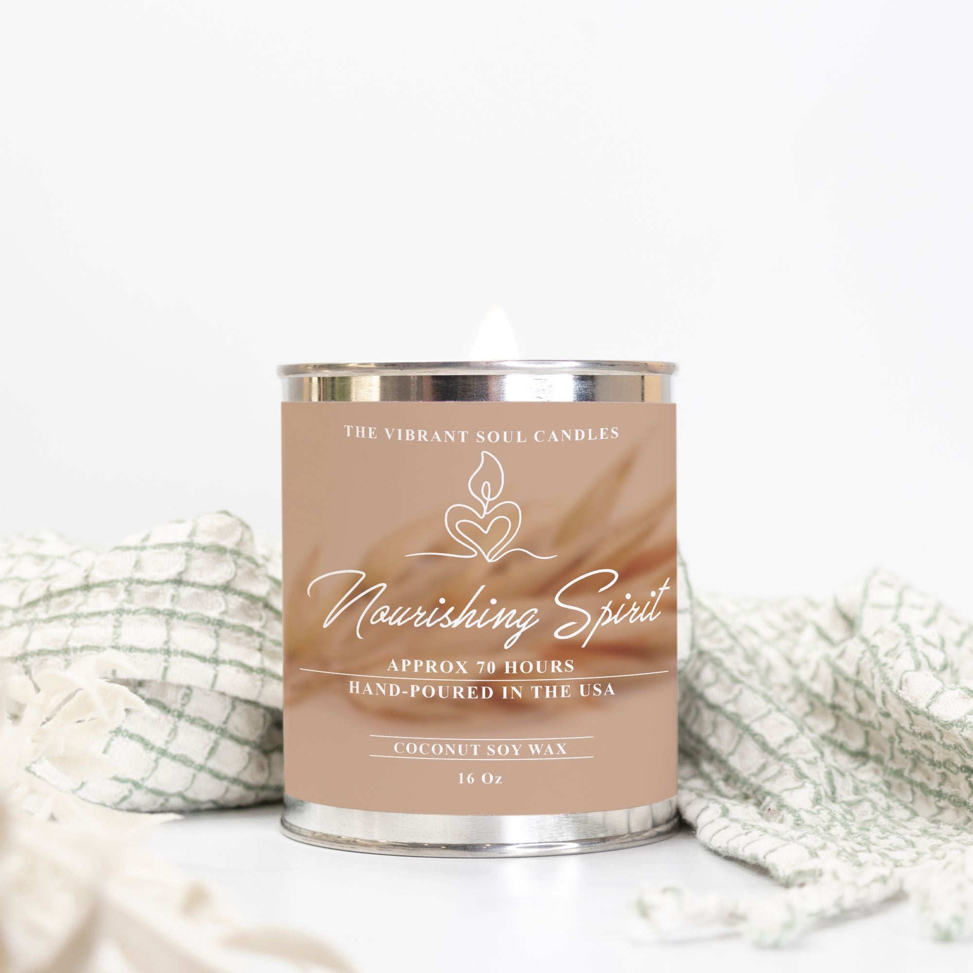 Nourishing Spirit Candle Paint Can (Hand Poured 16 oz.)