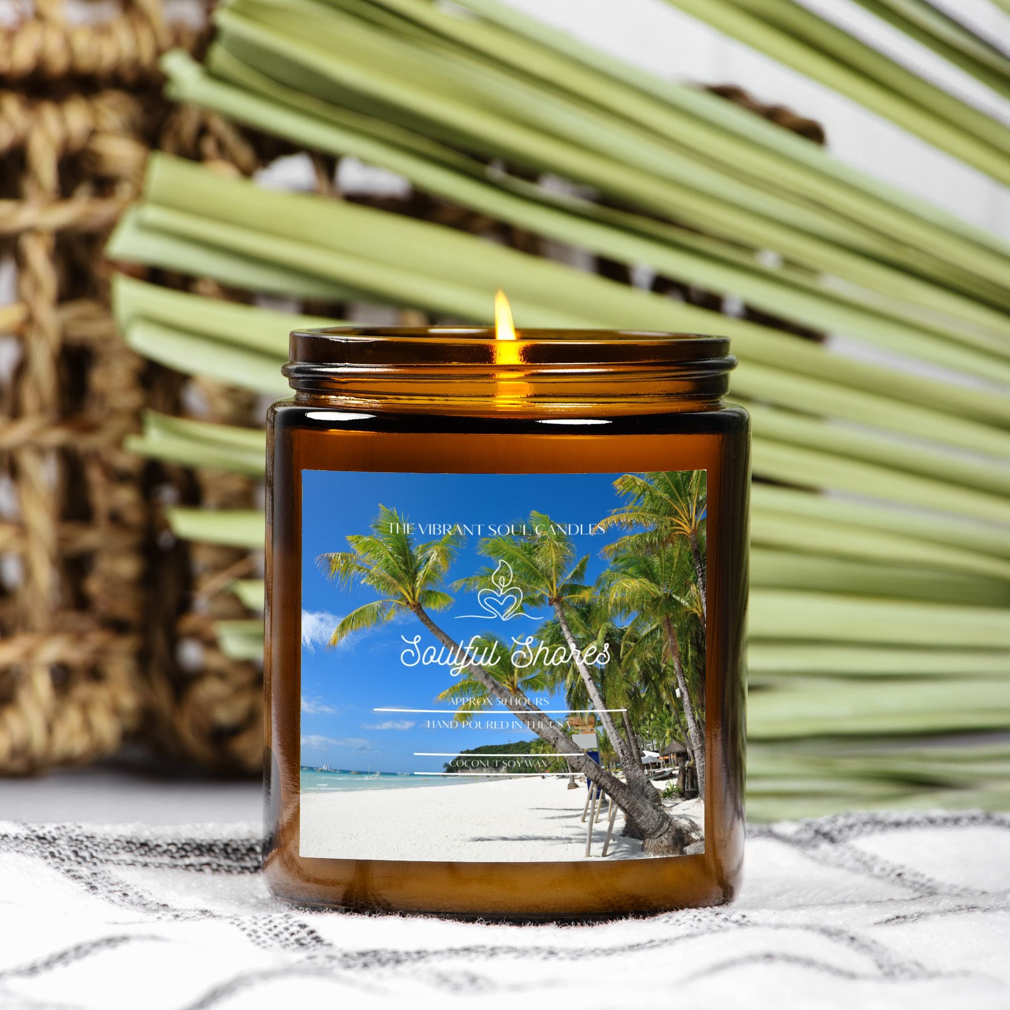 Soulful Shores Candle Amber Jar 9oz