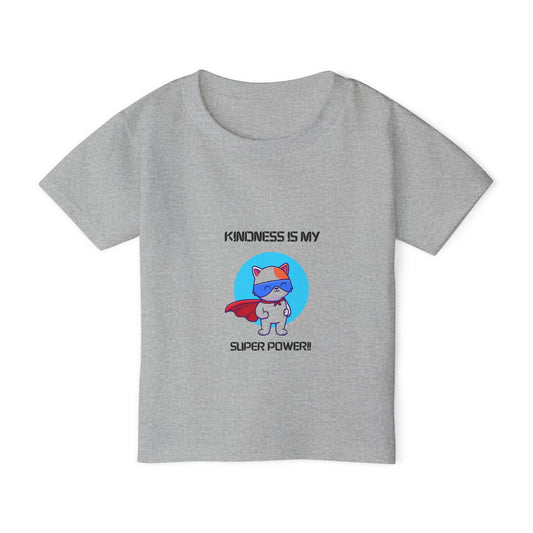 Kindness Is My Super Power Heavy Cotton™ Toddler T-shirt