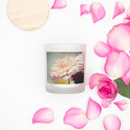 Free Spirit Flora Candle Frosted (Pink Wick) Glass