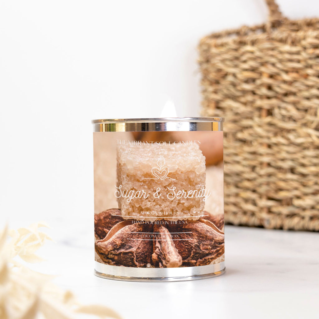 Sugar and Serenity Candle Paint Can (Hand Poured 16 oz.)