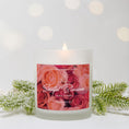 Load image into Gallery viewer, Soulful Blossom Candle Frosted Glass (Hand Poured 11 oz)
