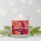 Soulful Blossom Candle Frosted Glass (Hand Poured 11 oz)