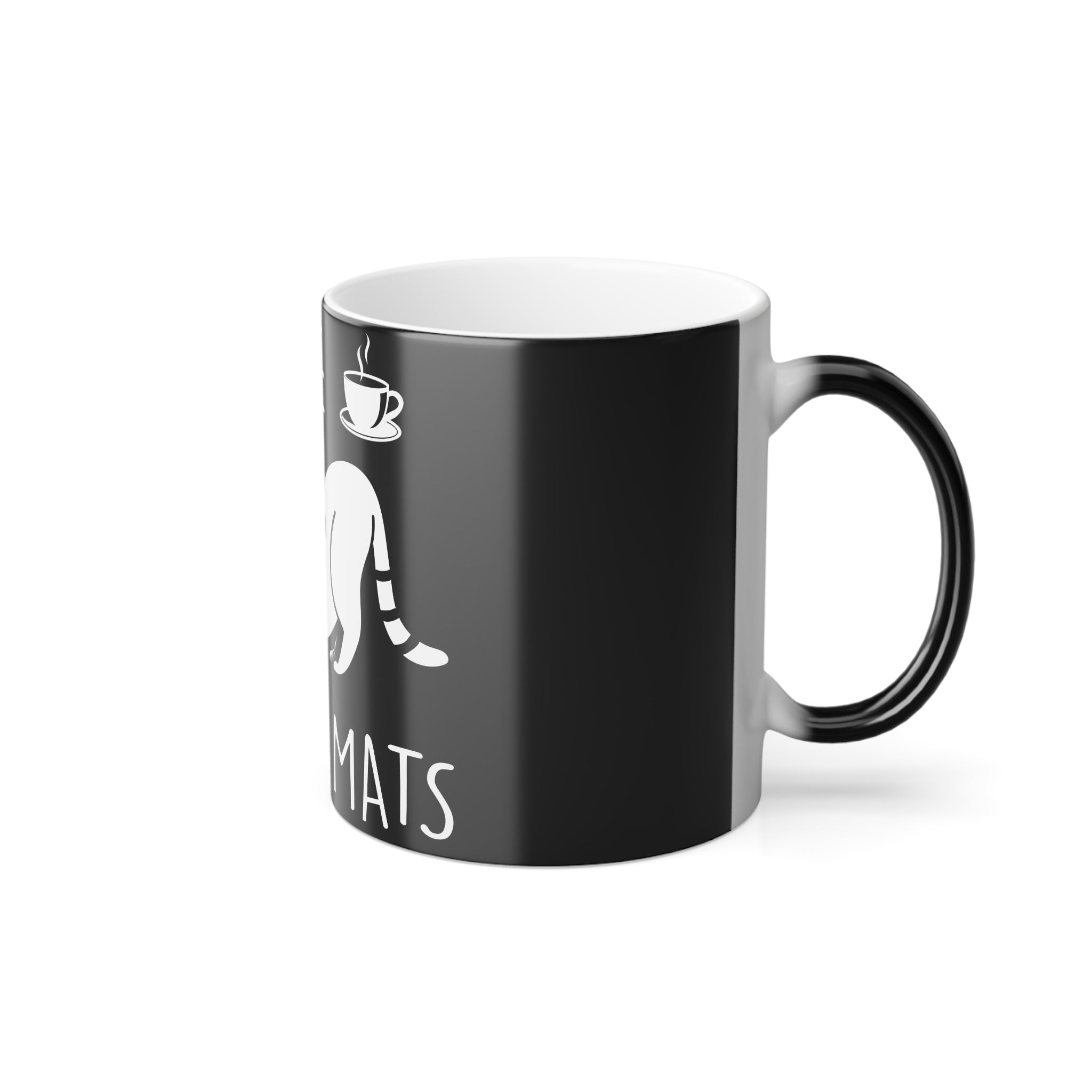 Mug - Coffee, Cats, & Yoga Mats Color Morphing 11oz