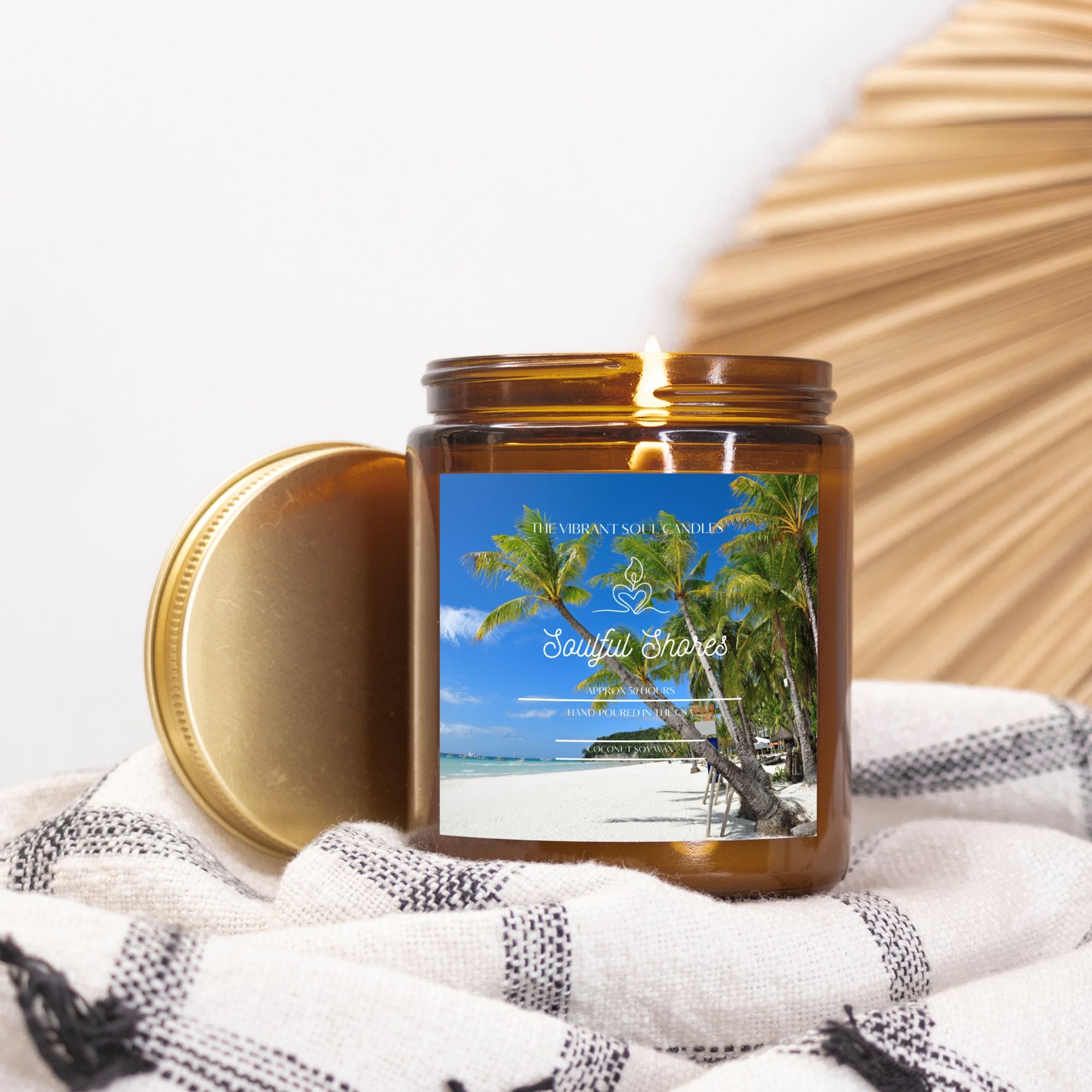 Soulful Shores Candle Amber Jar 9oz