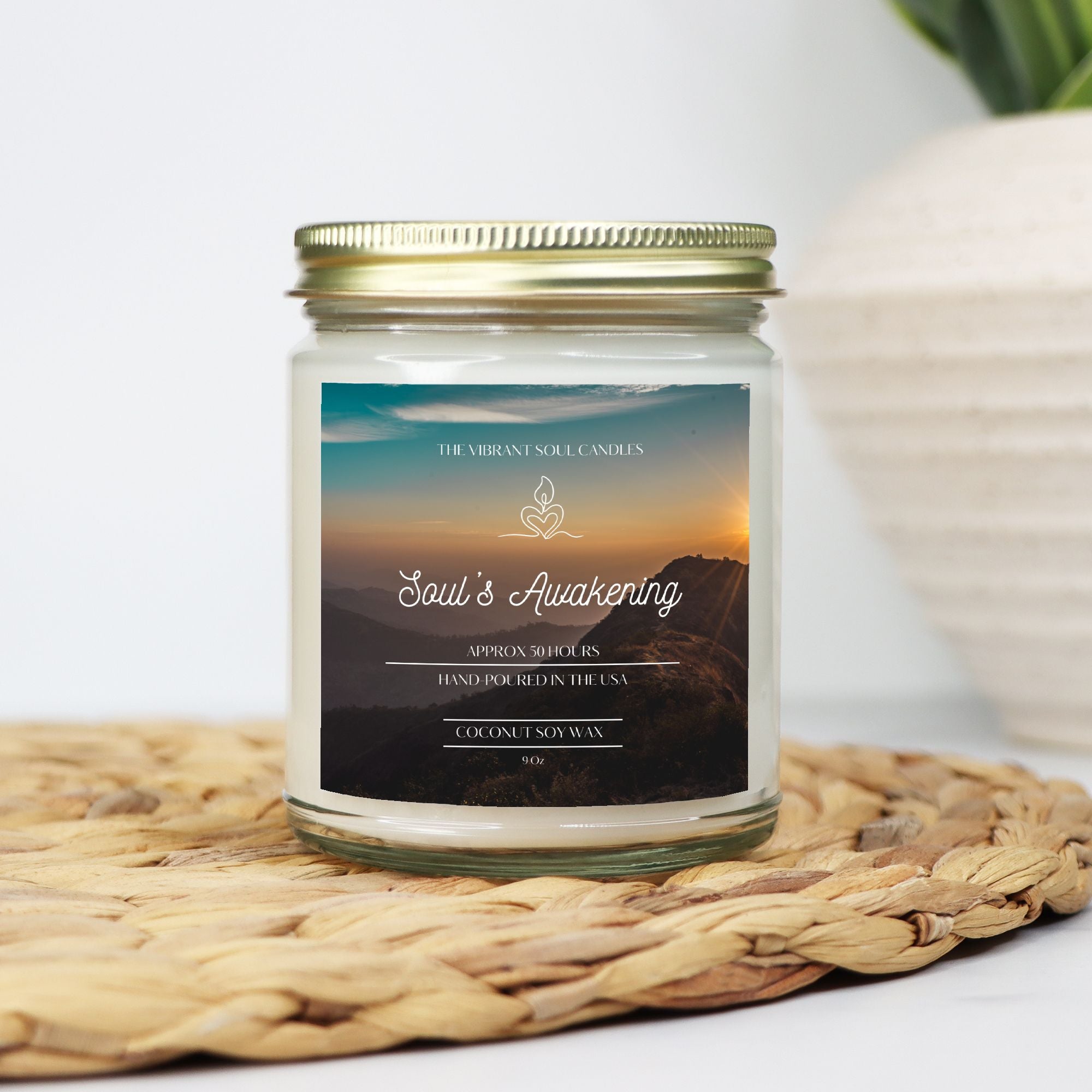 Soul's Awakening Candle Clear Jar 9oz