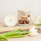 Sugar and Serenity Candle Frosted Glass (Hand Poured 11 oz)