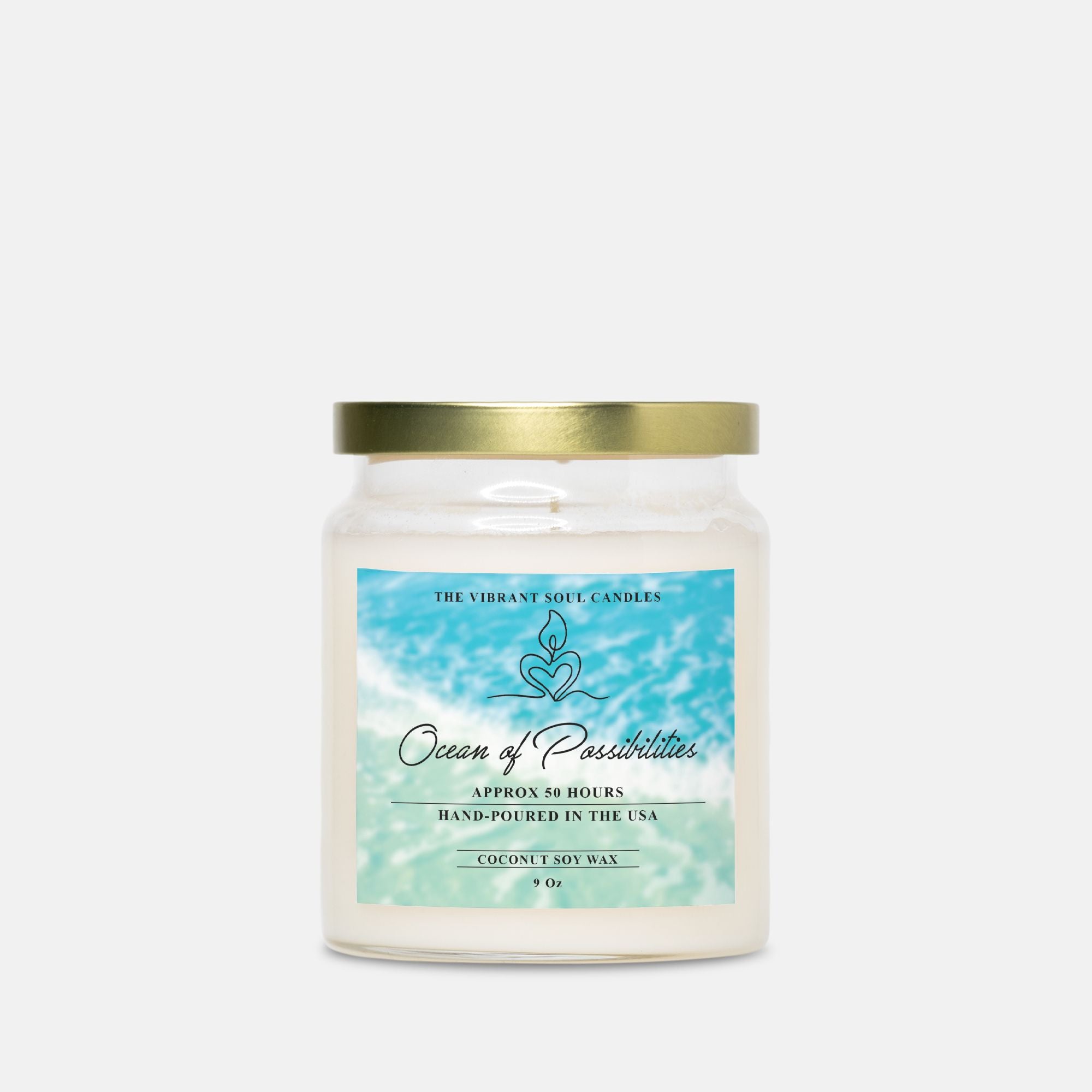 Ocean of Possibilities Candle Apothecary Jar 9oz