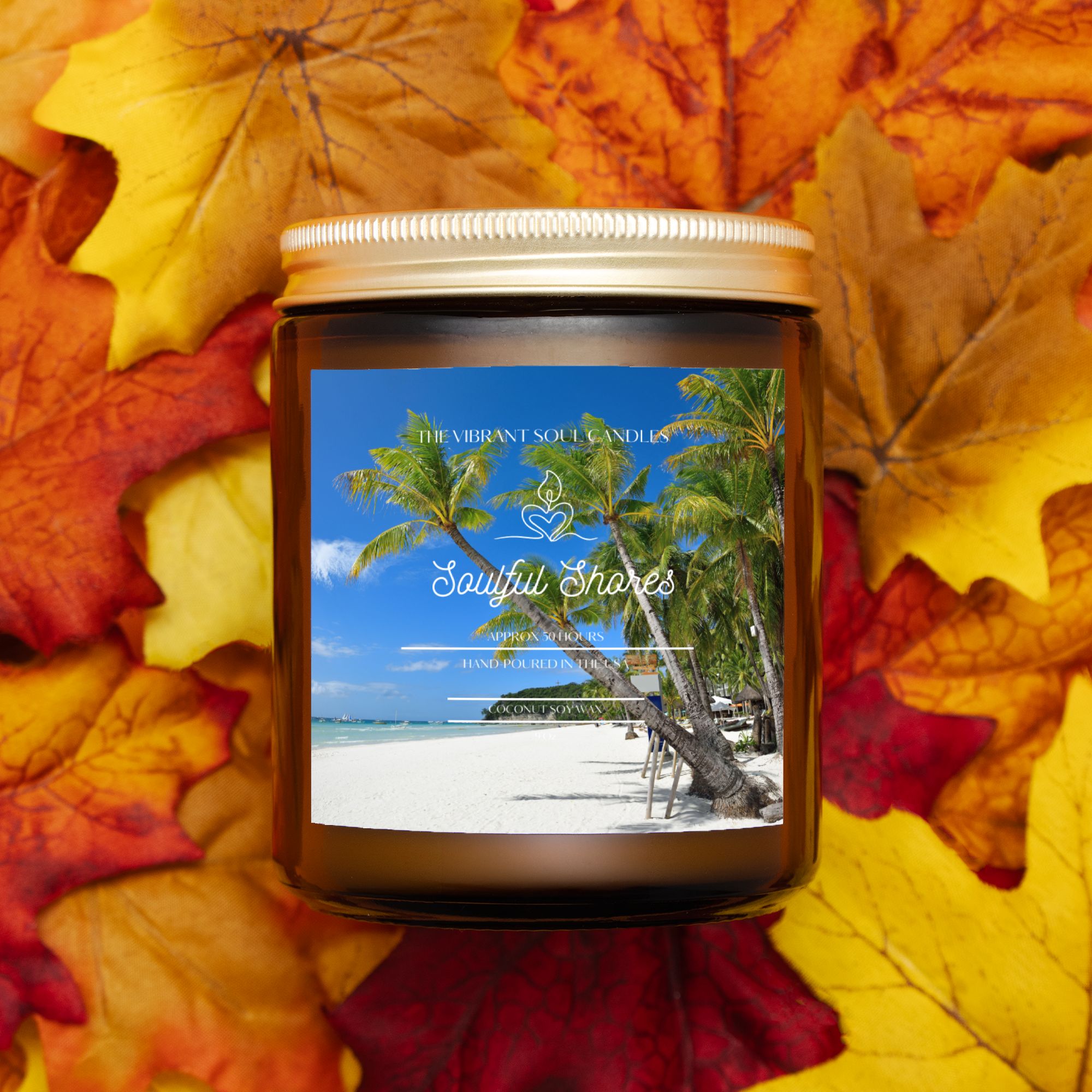 Soulful Shores Candle Amber Jar 9oz