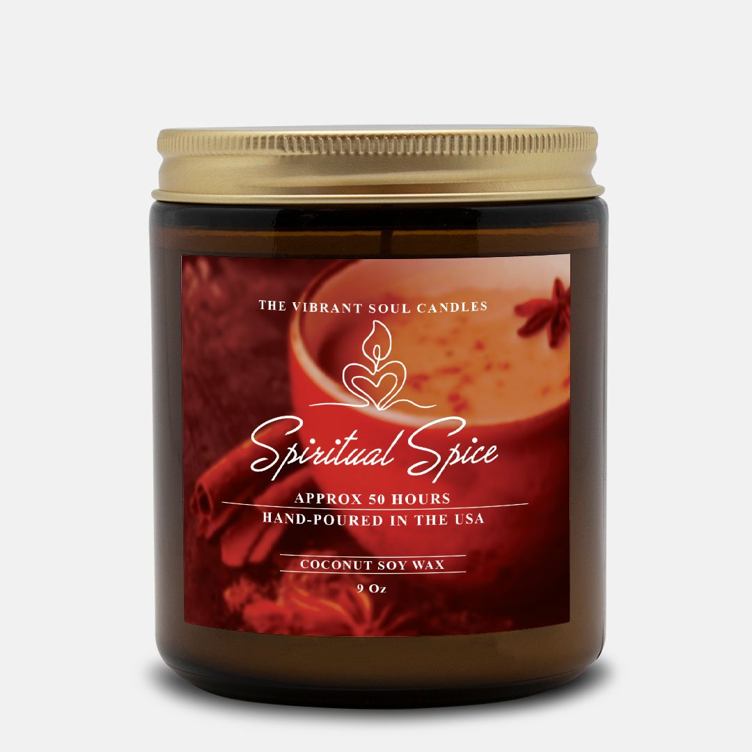 Spiritual Spice Candle Amber Jar 9oz