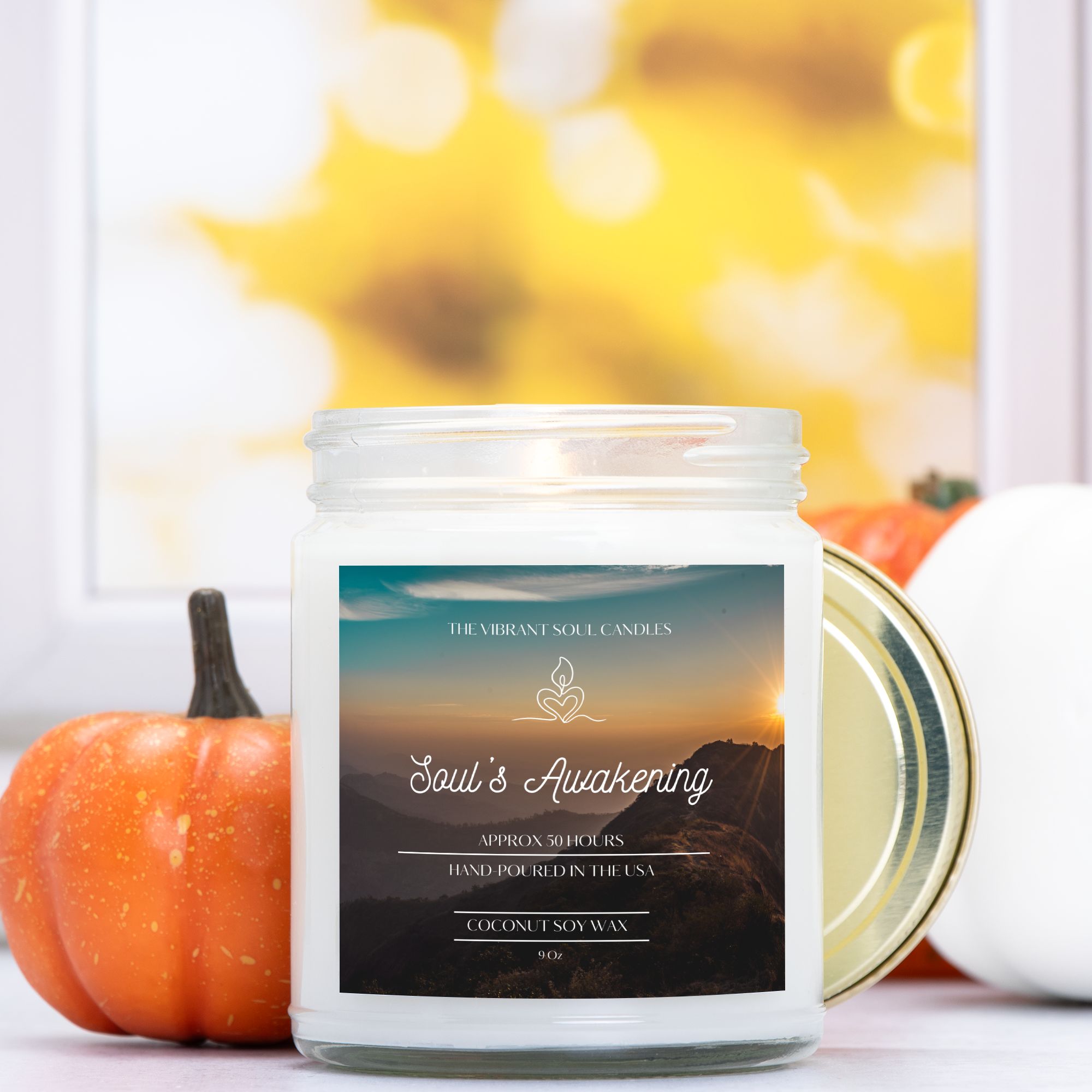 Soul's Awakening Candle Clear Jar 9oz