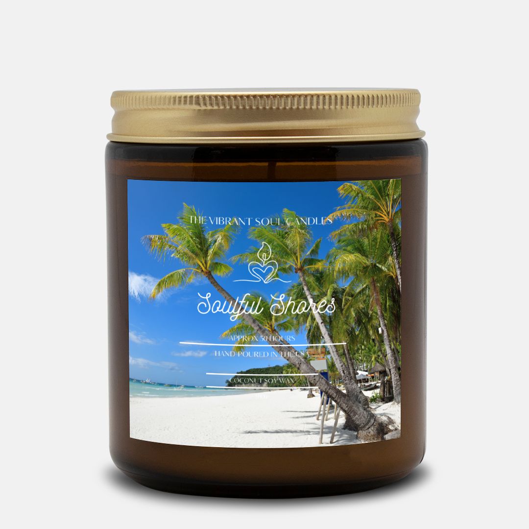 Soulful Shores Candle Amber Jar 9oz