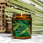 Essence of Serenity Candle Amber Jar 9oz