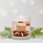 Sugar and Serenity Candle Frosted Glass (Hand Poured 11 oz)